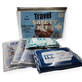 Travel Safety Kit Plus - Comprehensive First Aid and Travel Essentials Combo with TSA-Approved Bag
