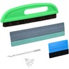 QWORK® 5-Piece Wallpaper Tool Set - Wallpaper Brush, Squeegee with