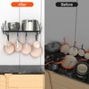 VyGrow 28 Inch Pot Rack Wall Mounted, Pots and Pans