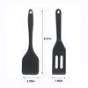 （2 Pack） Heat-Resistant Flexible Silicone Spatula for Baking, Cooking, Small