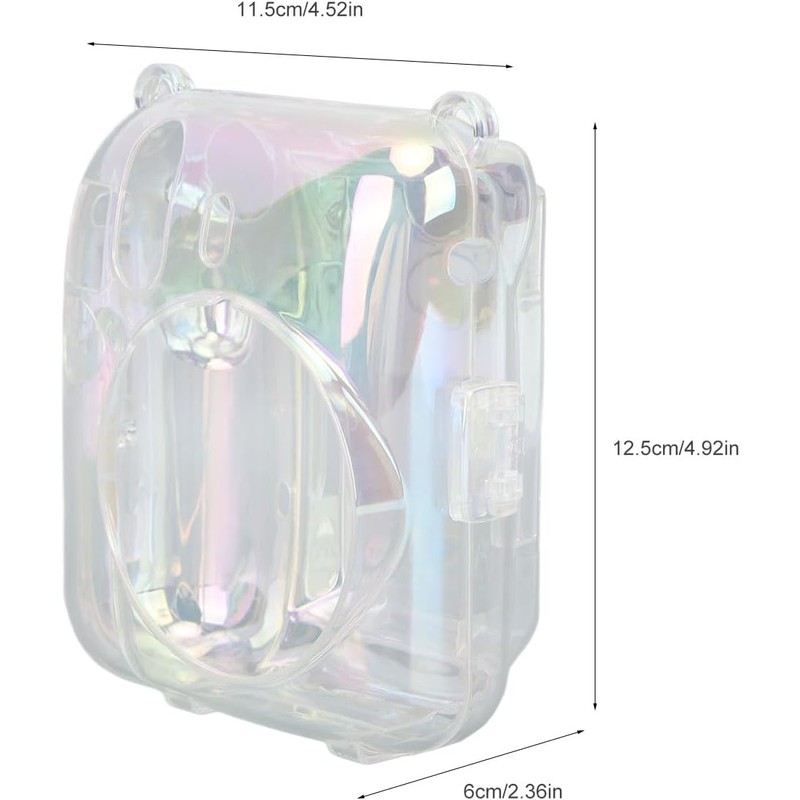 Diydeg Funda Transparente para Mini 12, Bolsa de Transporte rgida