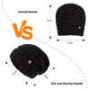 TOP-EX M/L/XL 100% Wool Slouchy Beanie for Women UK Winter