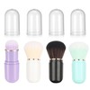 4 Pieces Retractable Makeup Brushes, Creative And Cute, With Dust
