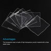 sourcing map Clear Display Case, Acrylic Box Assemble Dustproof Box