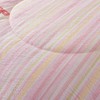 A Nice Night Rainbow Stripes & Bows Bedding Set,Ruffle 6