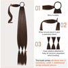 SEIKEA Upgraded Long Braid Ponytail Extension with Elastic Tie Straight