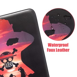 Trading Card Binder for One Piece Cards,9 Pocket with 60 Sleeves up to 1080 Cards One Piece TCG Card Binder,Waterproof Card Storage Book with Sleeves,One Piece for Card Display Case