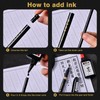 Maxmartt 3 Pcs Ink Pen Artist 3 Size Calligraphy Pen