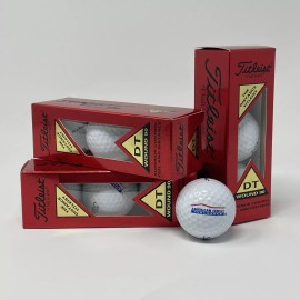 Titleist  DT Wound 90 White Golf Balls NEW LOT of 9 Balls 3 Sleeves AmFam Promo