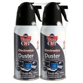 Dust-Off 3.5 oz Compressed Gas Duster, 2 Pack (DPSJB2)