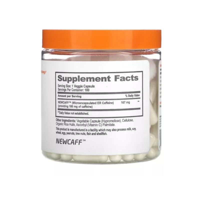 The Genius Brand, Genius Caffeine, 167 mg, 100 Veggie Capsules