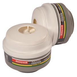 Honeywell North® 1035459PSS Twin ABEK1P3 filters for HM500 masks - Pack of 2 replacement bayonet filters