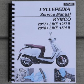 i5motorcycle Service & Repair Manual for KYMCO Like 125 125i 150 150i Noodoe Scooter 2018-2024