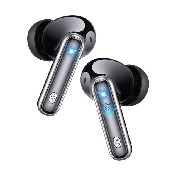 Wireless Earbuds, Bluetooth 5.4 Headphones HiFi Stereo with 4 HD