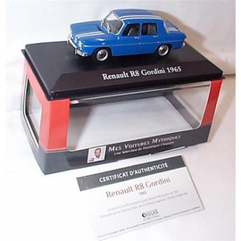 atlas editions blue/white Rénàúlt R8 Gordini car 1:43 scale diecast model