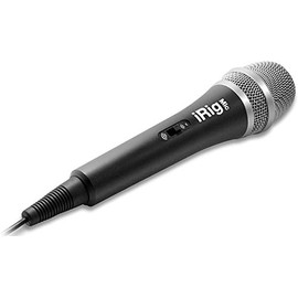 IK Multimedia iRig Micrófono de condensador para smartphones y tabletas, Negro