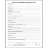 Employee Performance Improvement Plan Form, 8.5 x 11, 75 Pack,