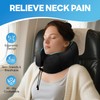 Zepphi Aeroplane Neck Pillow (Black)