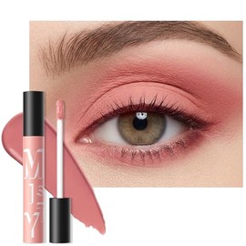 Erinde Sombra de ojos Líquida Matte, Sombra de Ojos en Crema Altamente Pigmentada con Textura Aterciopelada, Sombra Líquida Compacta de Larga Duración