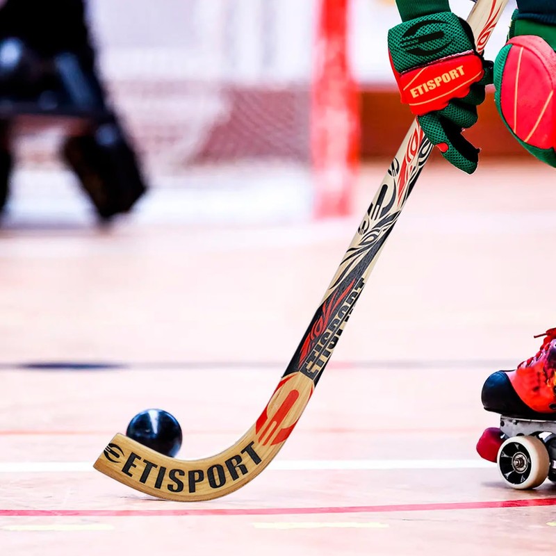 ETISPORT Fury Hard Stick Rolling Hockey Stick Rigid Medium Weight