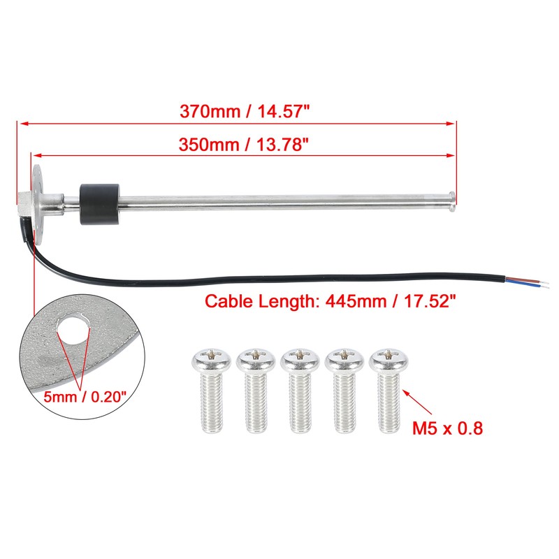 X AUTOHAUX 350mm Auto Fuel Level Sender Water Level Gauge