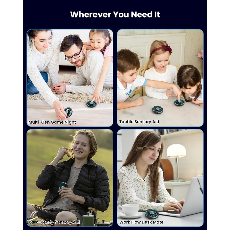 Fidget Spinners Metal Toy for Kids and Adults: TAMOXI Fidget