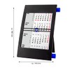 Truento 3-Month Desk Calendar for 2 Years (2024 & 2025)