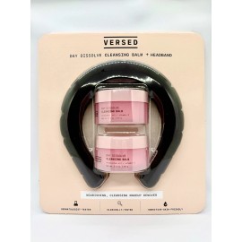 Versed Bundle of Day Dissolve Cleansing Balm 2.3 oz, 2 Pack Plus Headband