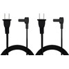 Vebner Power Cord Compatible with Sonos Era 12ft 2-Pack Black