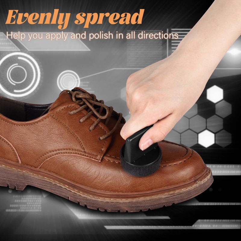 10 Pcs Shine Shoes Sponge Applicators Foam Dauber Shoe Polish