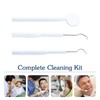 3 Pieces Dental Tools Set, Professional Disposable Plastic Dental Hygiene