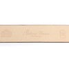 Anthoni Crown Women's Leather Belt, black