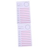 Mikinona 2pcs Compact Eyelash Grafting Pallet Lash Extension Holder Lightweight