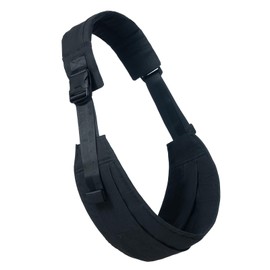 AUYEAZGO - Portabebés para niños pequeños, algodón de alta calidad, soporte grande para asiento y espalda, talla única, ideal para 6-48 meses (12-44 libras), negro