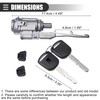 X AUTOHAUX Ignition Switch Lock Cylinder, for Honda Accord 2003-2012,