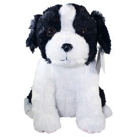 Shelter Pets Series Two: Muttombo - 10" Border Collie Dog Plush Toy Stuffed Animal - Black and White Puppy - Based on Real-Life Adopted Pets - Benefiting The Animal Shelters They were Adopted from