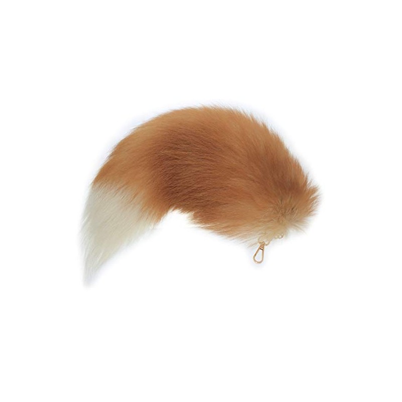 Chic and Alluring Natural Fox Tail Charms - Multicolor Fashionable