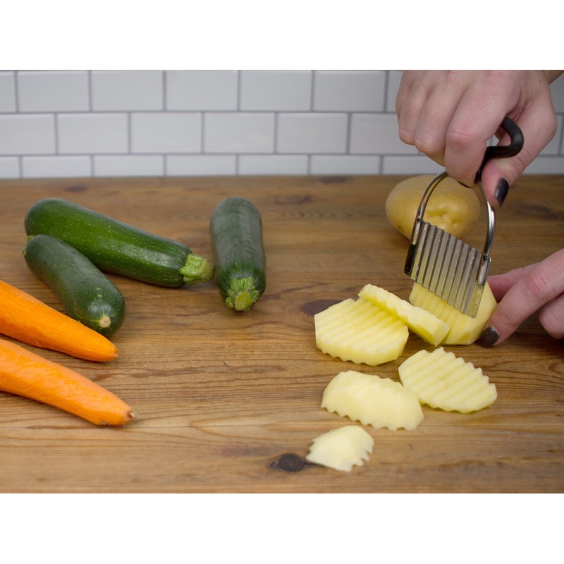RSVP International Endurance Collection Crinkle Cutting Tool, Vegetable & Fruit
