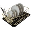 Kitchen Details Geode Deluxe Dish Drying Rack with Drain Board