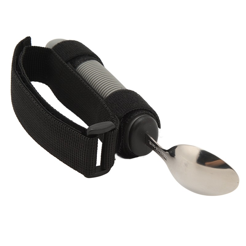 Eating Aids Spoon Stainless Steel Antislip Easy to Grip Adaptive