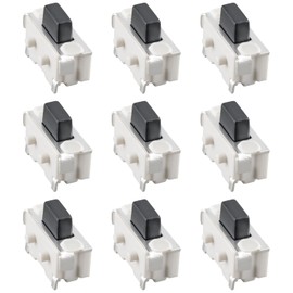 The Lord of the Tools 40 Pieces Side Tactile Push Button Micro SMD SMT Tact Switch for Electrical Devices Toys 2 x 4 x 3.5 mm