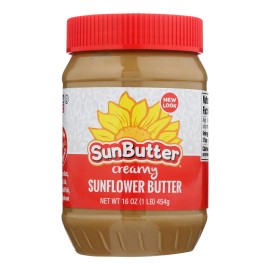 UD_Sunbutter Case of 6-16 oz Creamy Fruit & Vegetable Snack Sunbutter