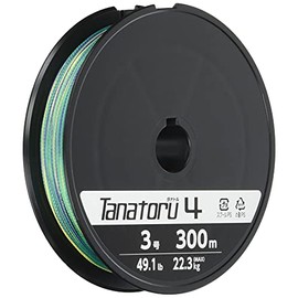 Shimano PL-F54R/PL-F64R/PL-F74R/PL-F84R Tanatoru 4 PE Fishing Line, No. 0.6 to 4.0, 492.1 to 1640.4 ft. (150 to 500 m), Multi