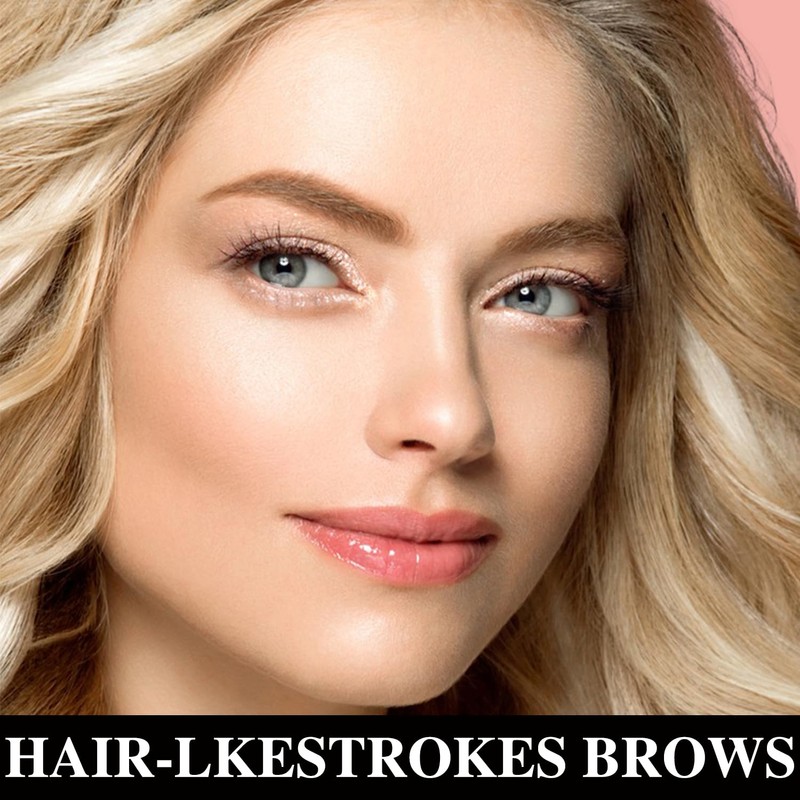 MOTIBACK 2-in-1 Dual-Ended Eyebrow Pen - Waterproof Microblading Brow Pencil