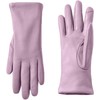 Lands' End Womens Cashmere Lined Leather Tech Gloves Purple Hydrangea