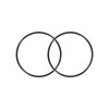 QUARKZMAN Nitrile Rubber Seal Replacement Rubber 115 mm x 107