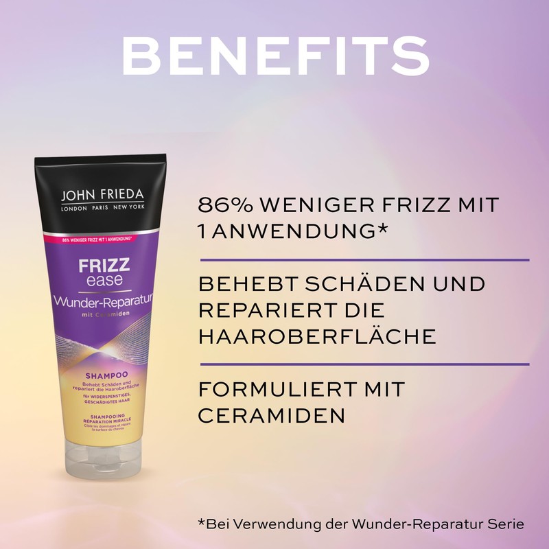 John Frieda - Frizz Ease Miracle Repair Shampoo - Instant