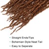 New Butterfly Locs Crochet Hair 14 Inch 8 Packs for