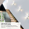 LED Wall Light 3W 3LED Three Sided Luminous Design Waterproof