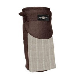 Kensington Deluxe Bottle Holder - Hydration Bottle Holder with Essentials Pouch | Secure Snap Straps for Trail Riders | Hook and Loop Flap Closure for Added Convenience, Color: 500-Desert Sand